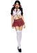 Leg Avenue Miss Prep School XS Red SO8548 2
