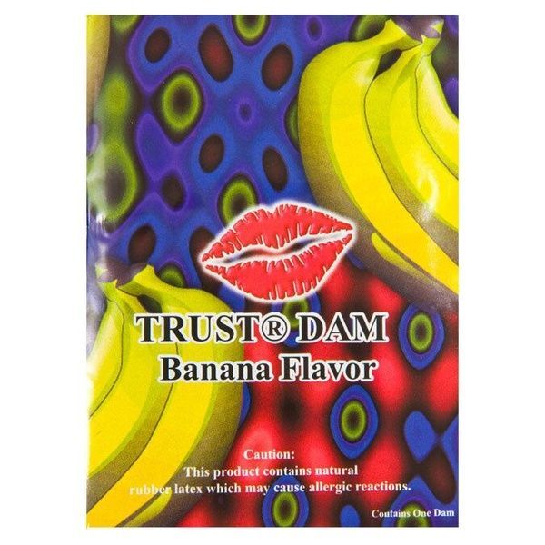 Латексна серветка Latex Dental Dams Banana 1 шт SX1265