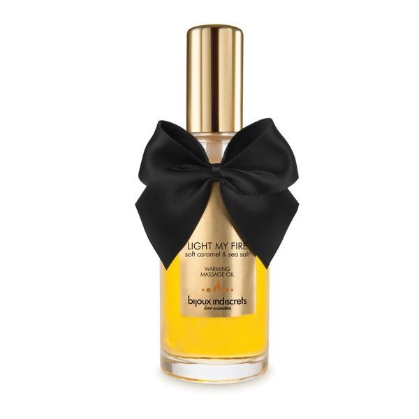 Розігрівальна олія Bijoux Indiscrets Light my Fire &ndash; Caramel&Sea salt SO5938
