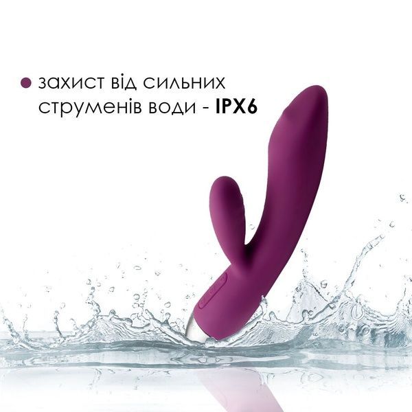 Вібратор-кролик із перлинною стимуляцією точки G Svakom Trysta Violet SO4839