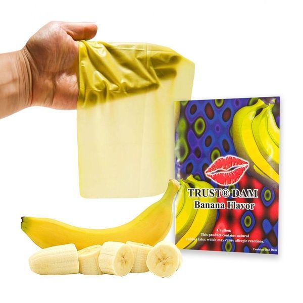 Латексна серветка Latex Dental Dams Banana 1 шт SX1265