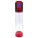 Автоматична вакуумна помпа Men Powerup Passion Pump Red, LED-табло, перезаряджувана, 8 режимів SO6226 1