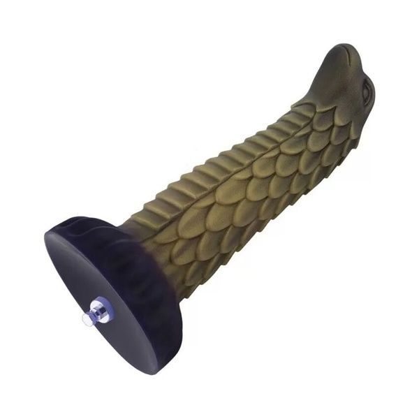 Силіконовий дилдо Hismith 8.5" Squama Beast Silicone Dildo Monster Series SO9967