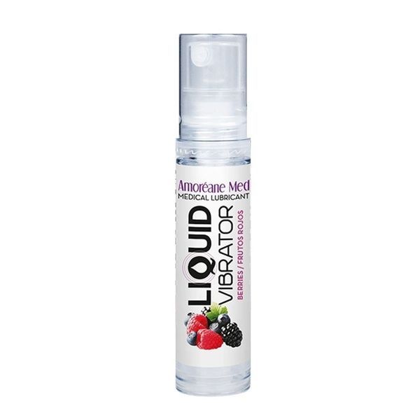 Лубрикант з ефектом вібрації Amoreane Med Liquid Vibrator Berries (10 мл) SO4819