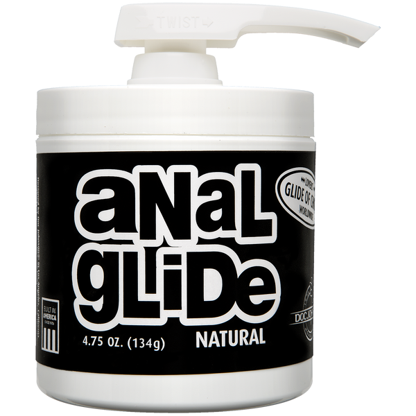 Анальна змазка на олійній основі Doc Johnson Anal Glide Natural (134 г) тривале ковзання SO1567