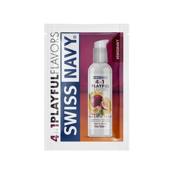 Пробник Swiss Navy 4 in 1 Wild Passion Fruit 5 мл SX1358
