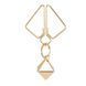 Затискачі для сосків з важкою підвіскою LOCKINK Nipple Clamps with Heavy Pendant - Golden SX0844 8