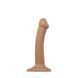 Насадка для страпона Strap-On-Me Dual Density Dildo Caramel S, діаметр 2,7 см, двошарова, гнучка SO9864 2