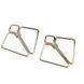 Затискачі для сосків з важкою підвіскою LOCKINK Nipple Clamps with Heavy Pendant - Golden SX0844 5